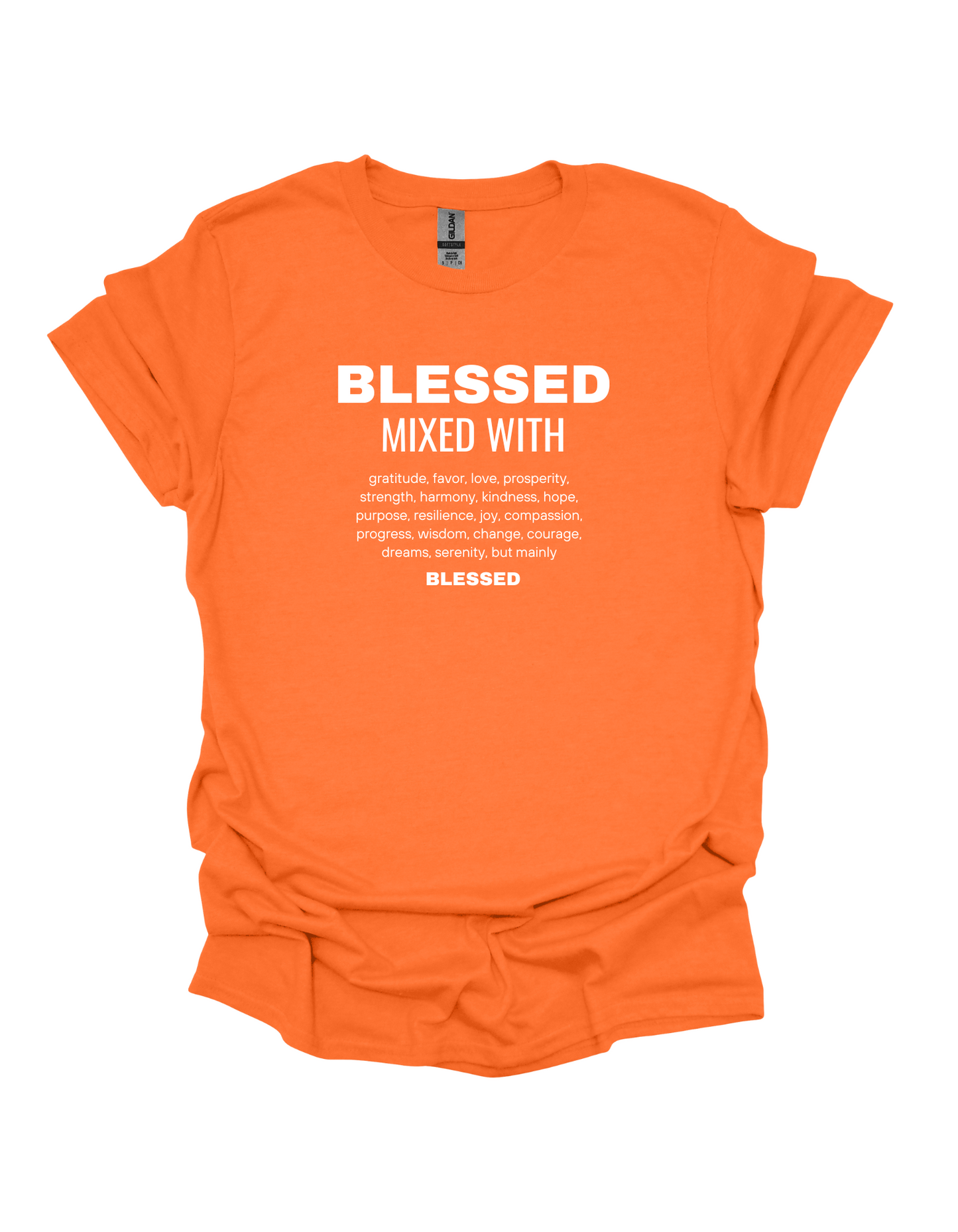 BLESSED MIXED WITH T-SHIRT